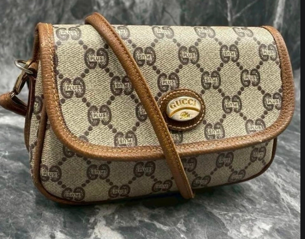 Vintage Gucci Plus Mini Shoulder Bag
